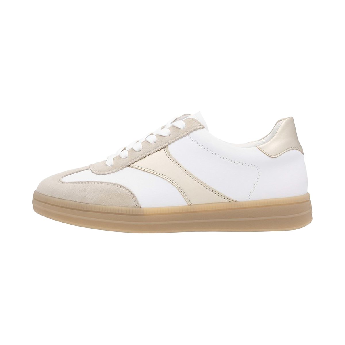 Basket Basse Cuir Alburi blanc combi, REMONTE
