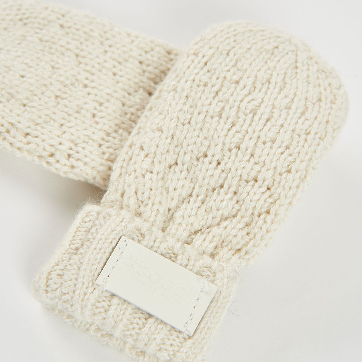 Moufle bébé blanc, BOBOLI