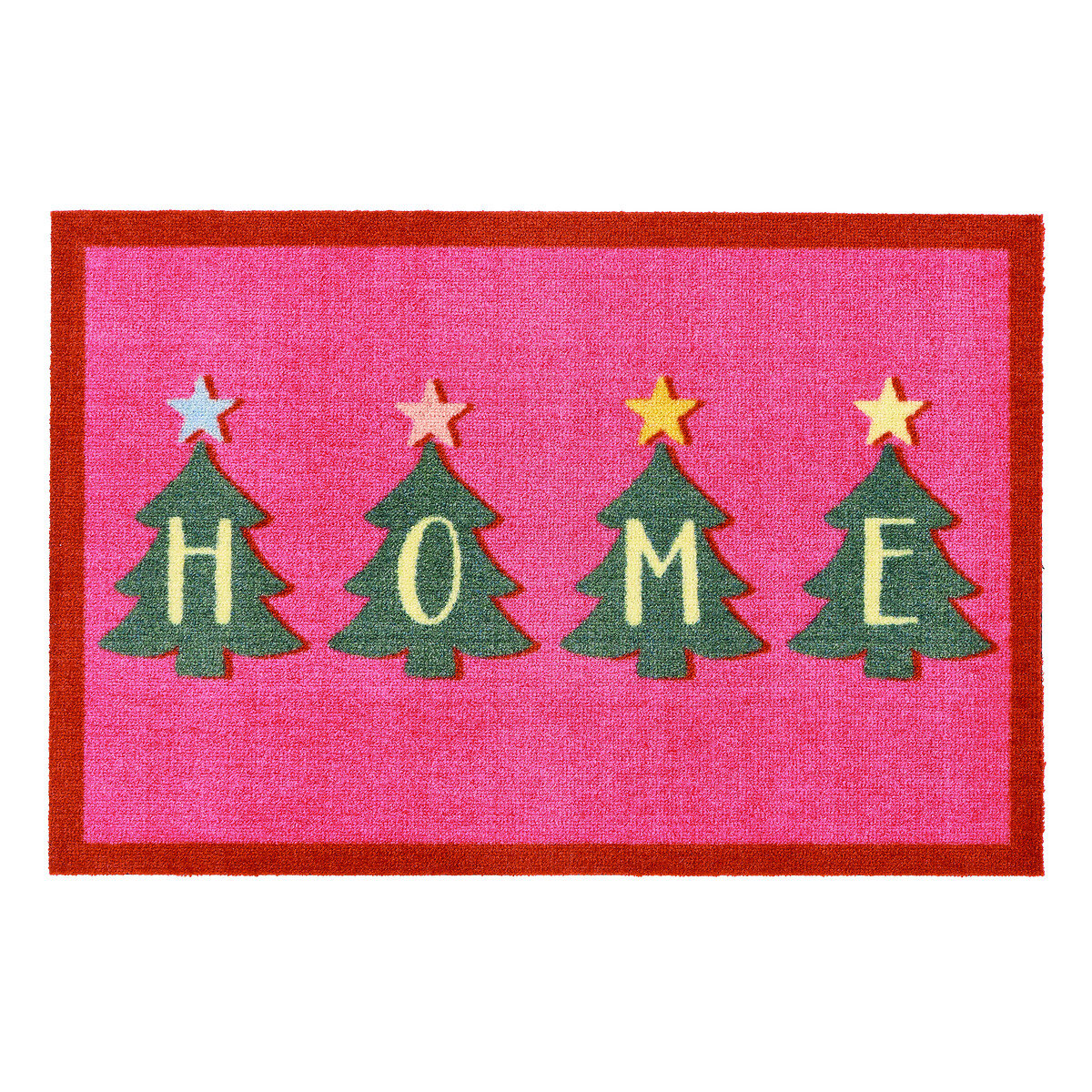 My Bright Christmas Home Doormat pink, MY MAT