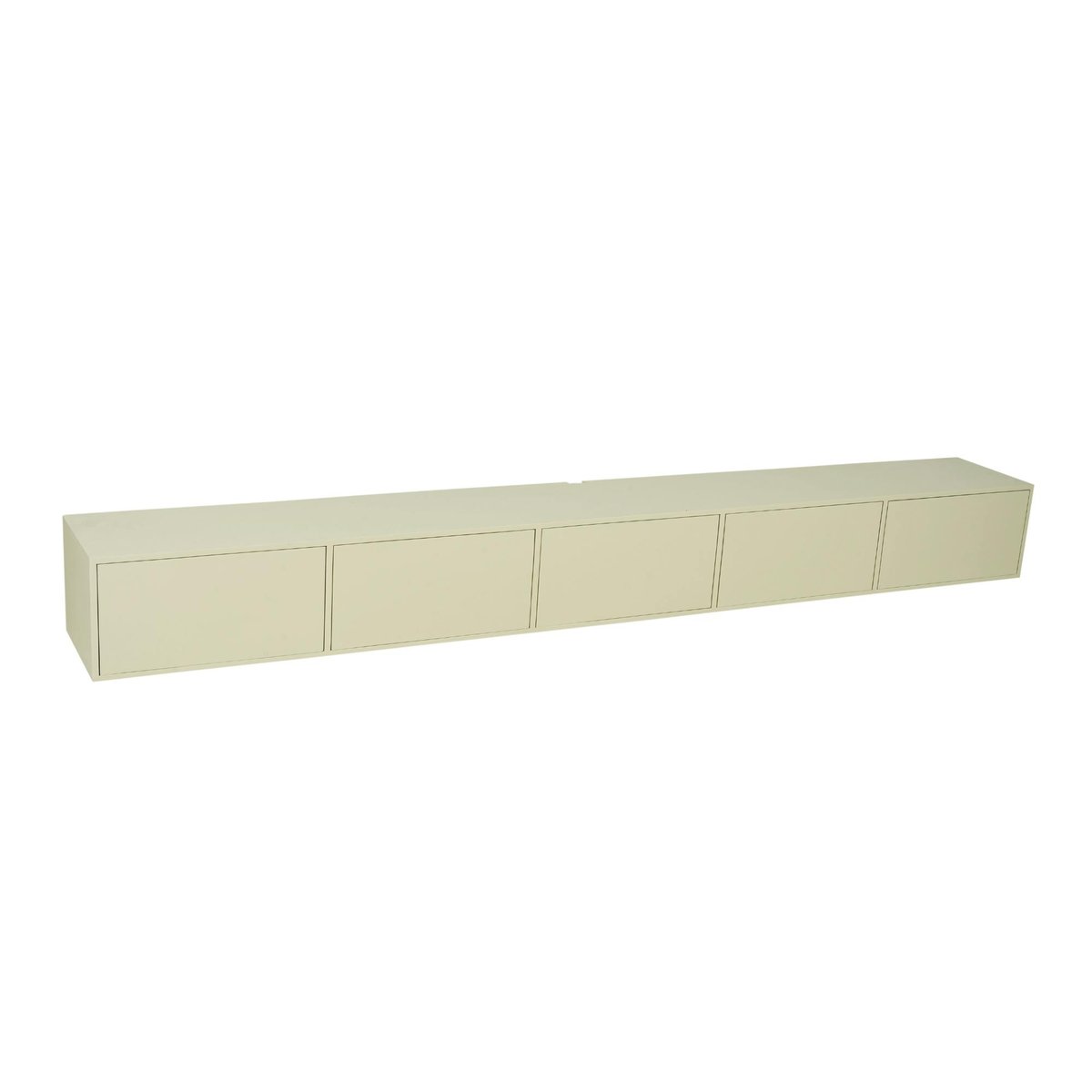Long meuble TV suspendu 5 portes, 280 cm JUNO sable, PIER IMPORT