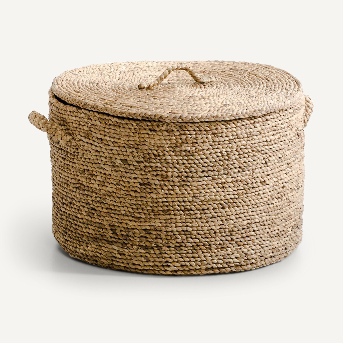 Panier rond jacinthe d'eau H36,5 cm, Lian naturel, AM.PM
