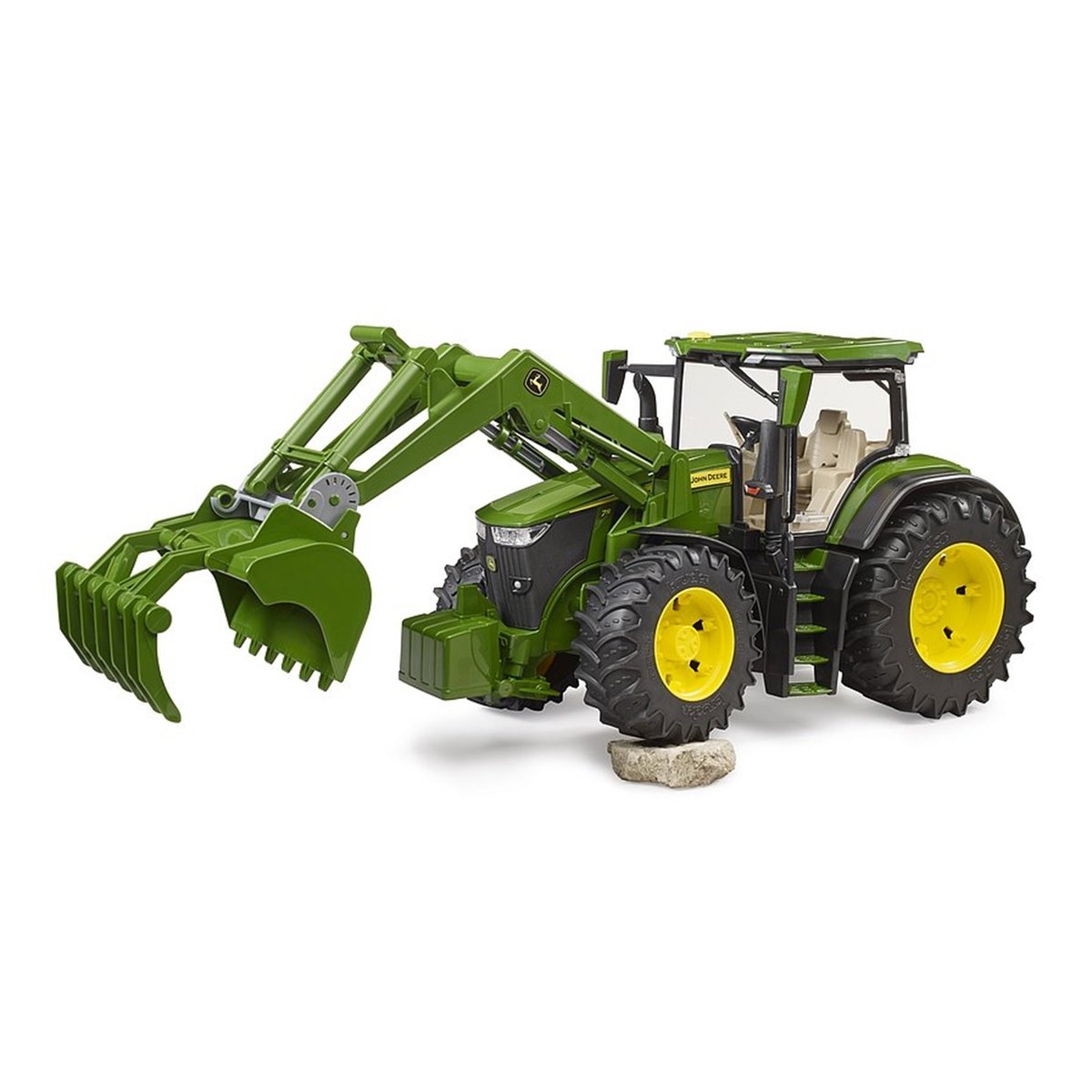John Deere 7R avec chargeur avant vert, BRUDER