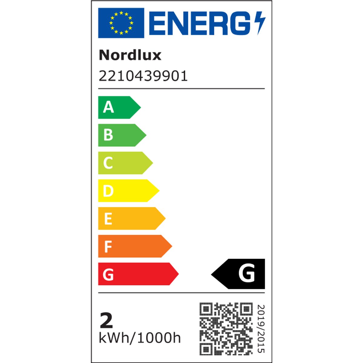 Effet lumineux rectangulaire et discret en plastique, à variation de couleurs RUBAN LED 3M blanc, NORDLUX