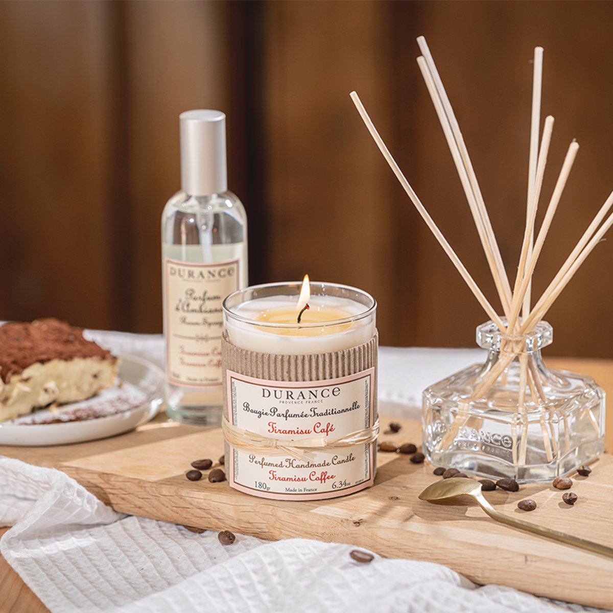 Diffuseur de parfum TIRAMISU CAFÉ couleur unique, DURANCE