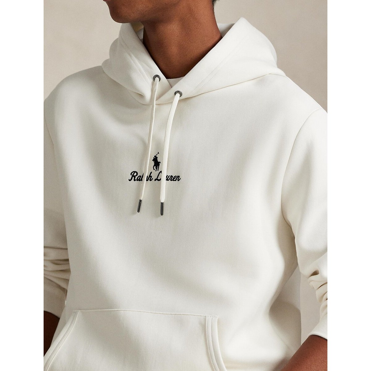 Double Knit Tech Hoodie white, POLO RALPH LAUREN