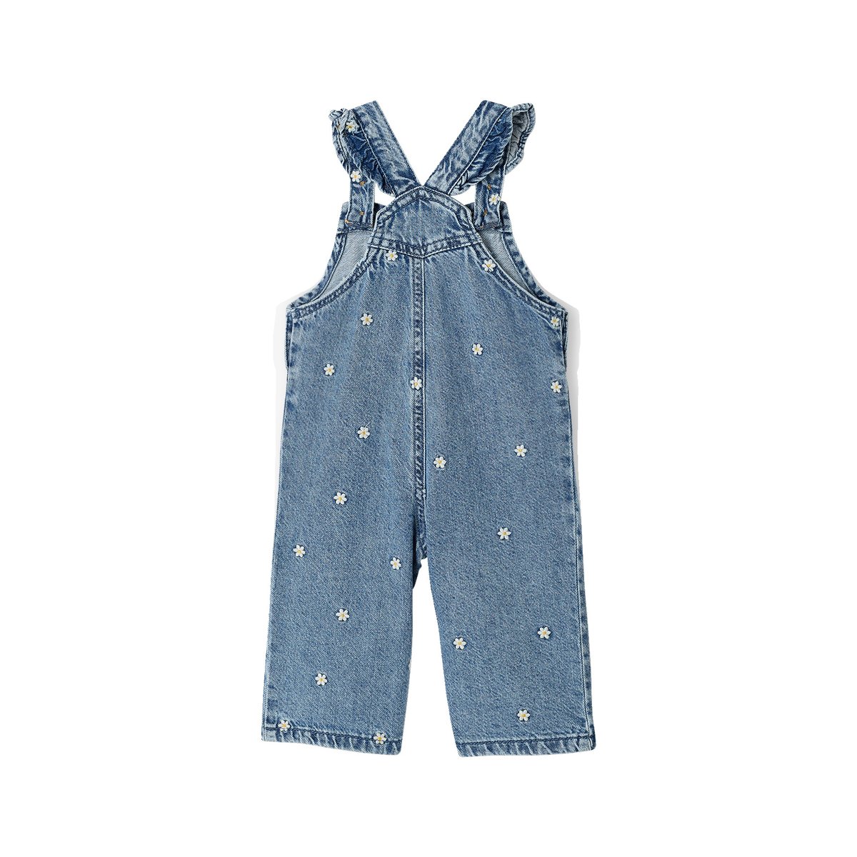Salopette denim stone, VERTBAUDET