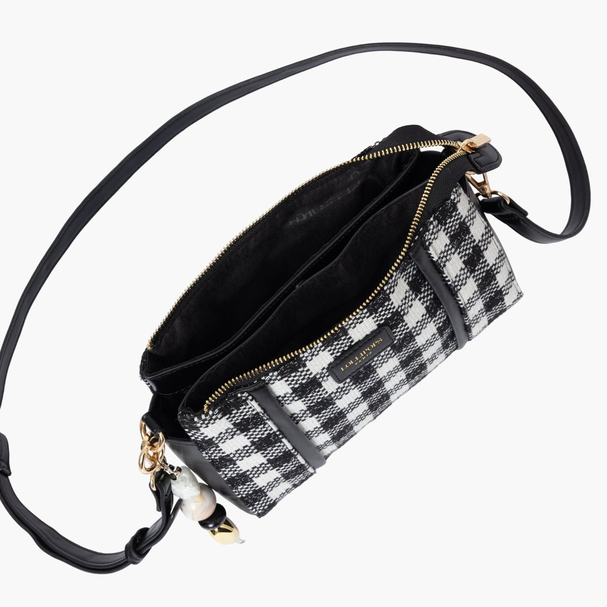 Sac multi poches  Samantha noir, LOLLIPOPS