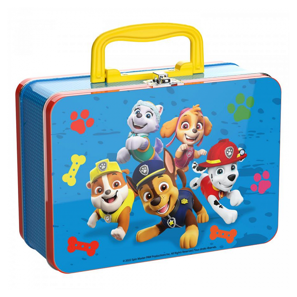 Memo valisette la pat' patrouille couleur unique, SPINMASTER