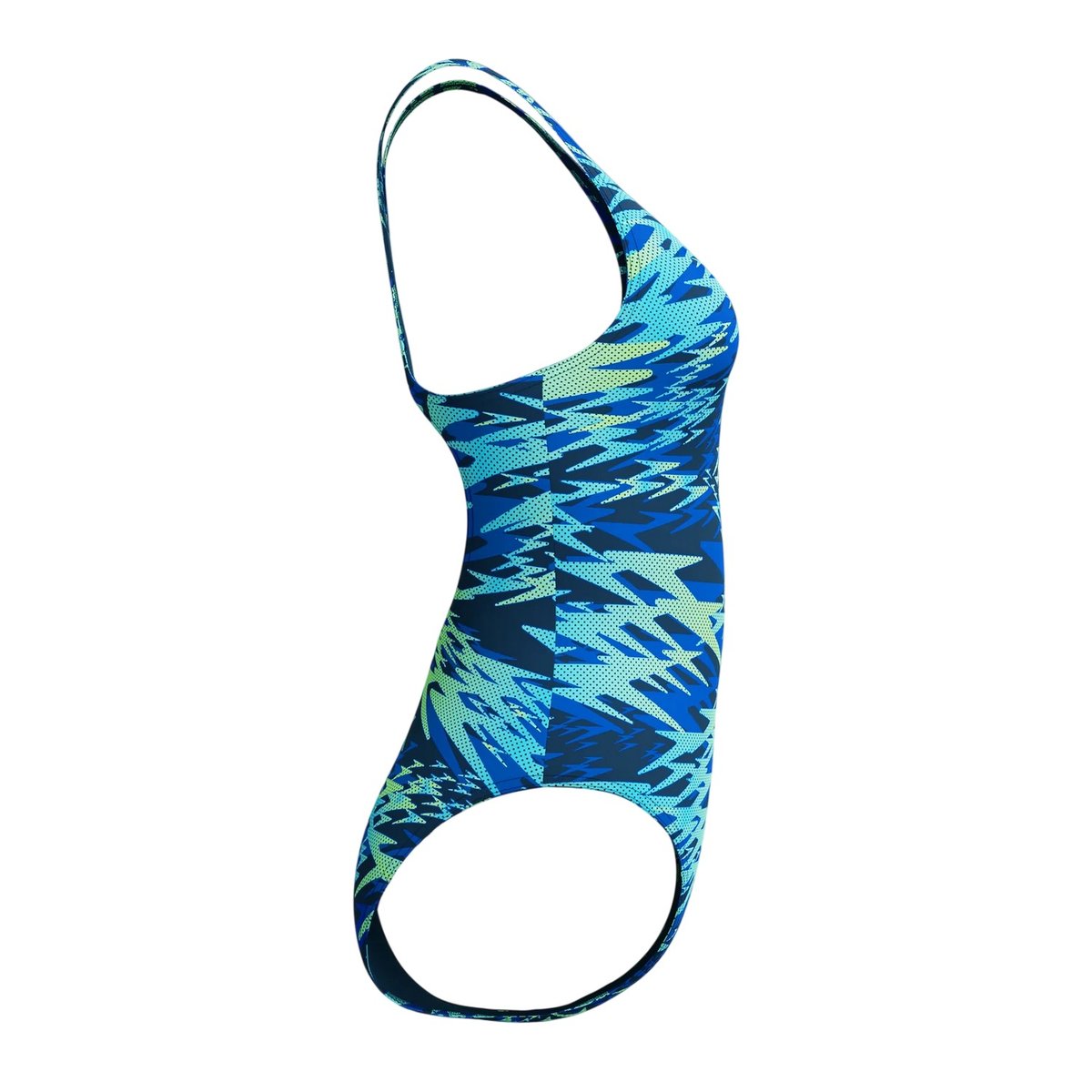 Maillot de bain 1 pièce motif/style abstrait HYPERBOOM MEDALIST bleu foncé abstrait, SPEEDO