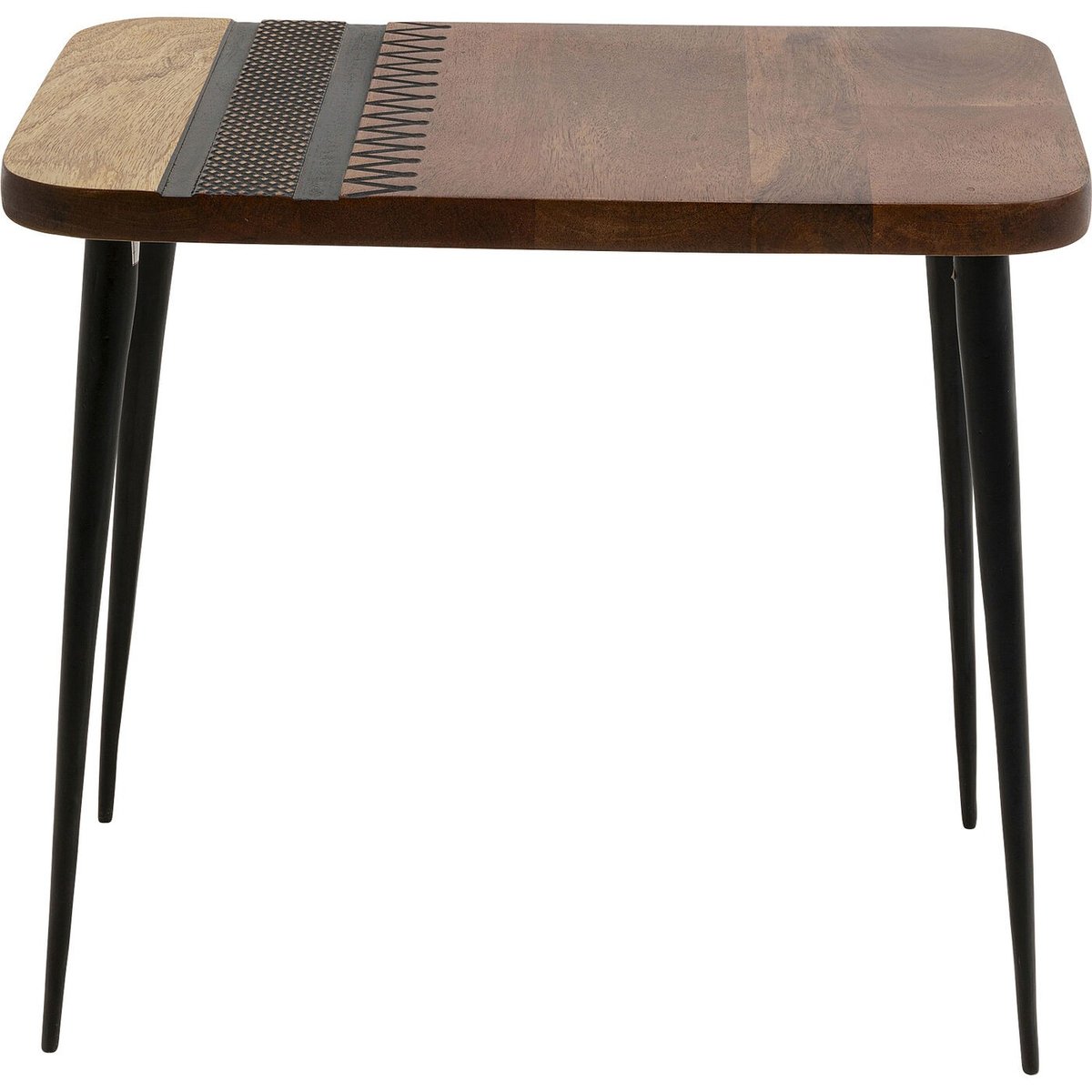 Table d'appoint ethnique rectangle en manguier, MEDINA bois, KARE DESIGN