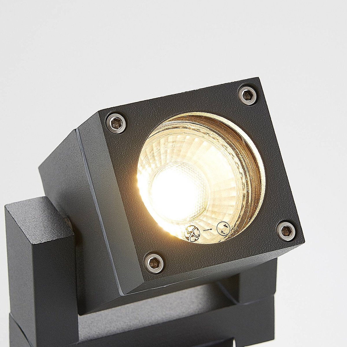 Luminaire extérieur en aluminium moderne anthracite, LUCANDE