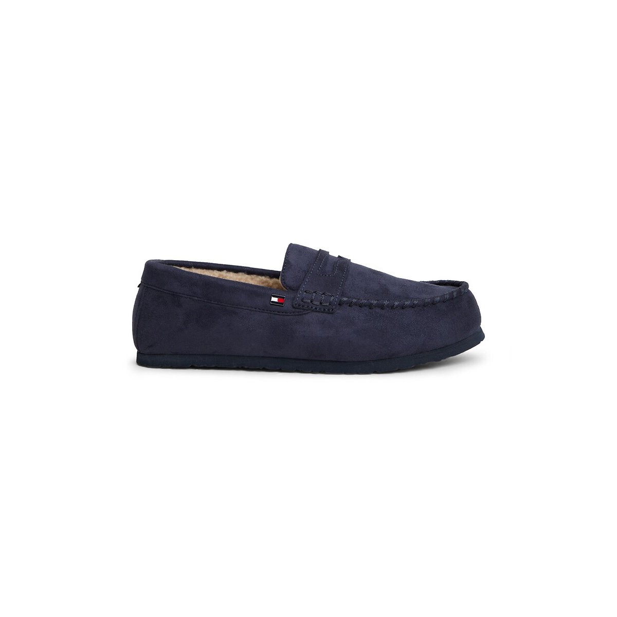 Chaussons pantoufles bleu marine, TOMMY HILFIGER
