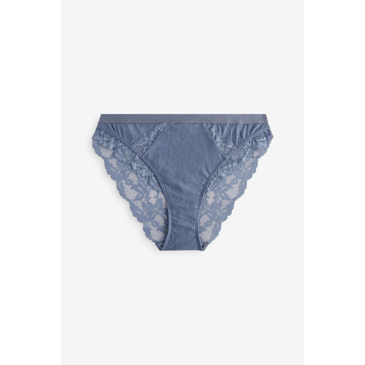 Culottes échancrées en dentelle, lot de 3 marine/rose/crème, NEXT
