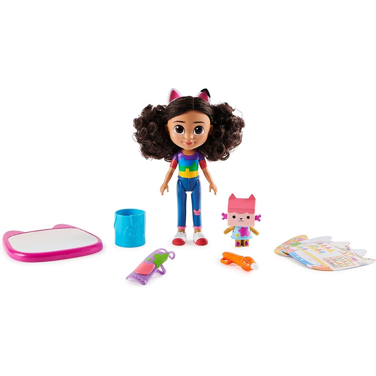 Gabby's Dollhouse Poupées de bricolage Gabby Deluxe multicolore, SPIN MASTER