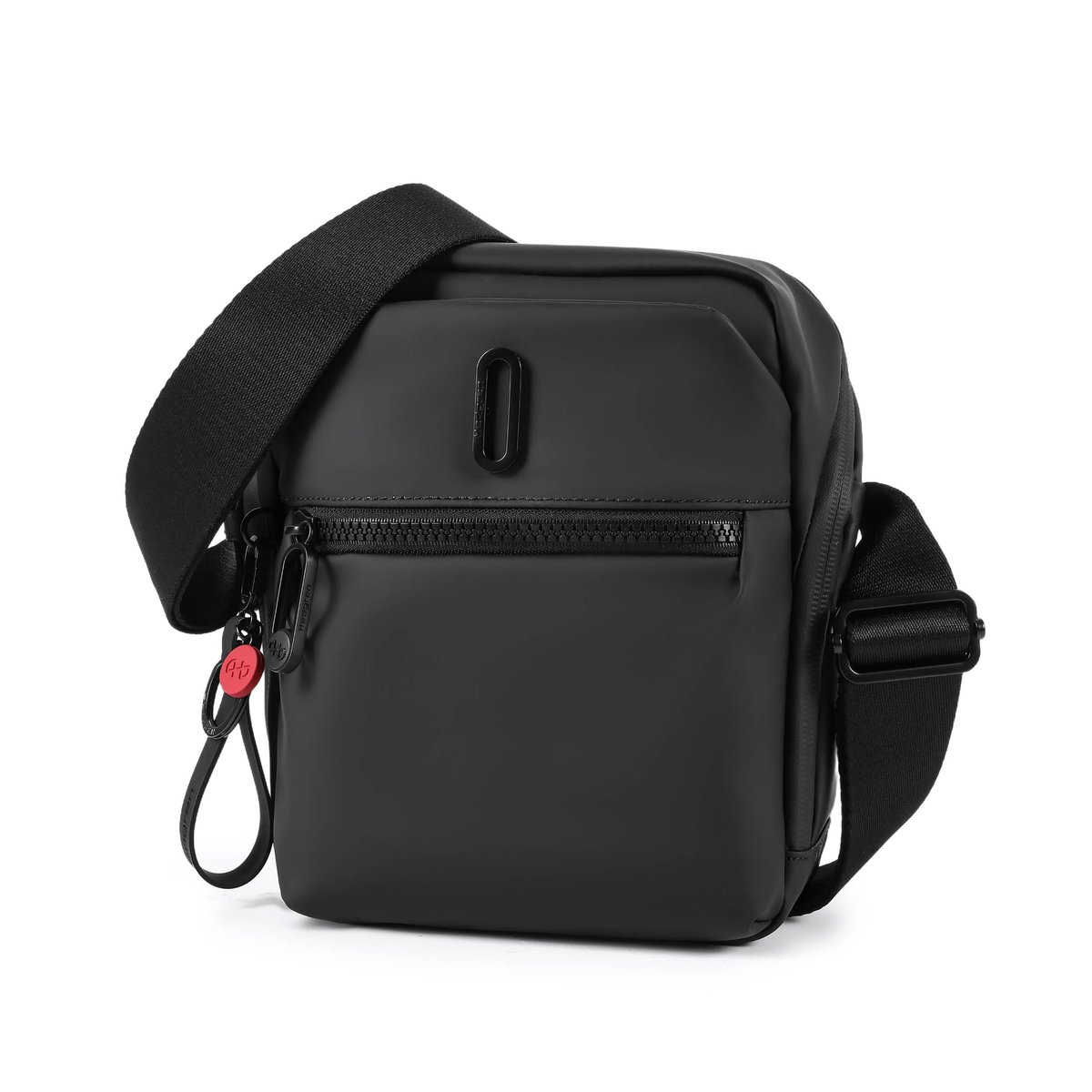 Sac bandoulière vertical compact RFID black, HEDGREN