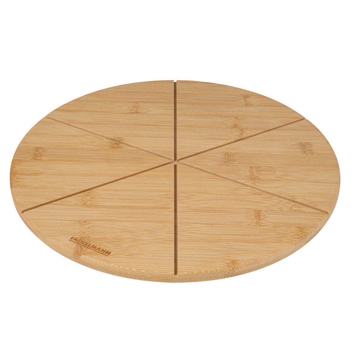 Planche avec rainures de coupe, Ø 32 cm PIZZA bois, FACKELMANN