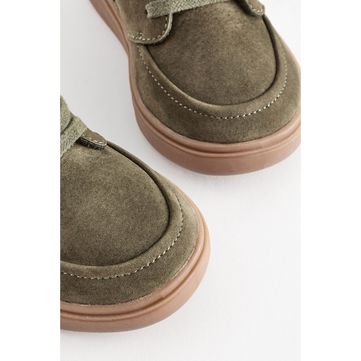 Bottines chukka doublées pointure large vert, NEXT