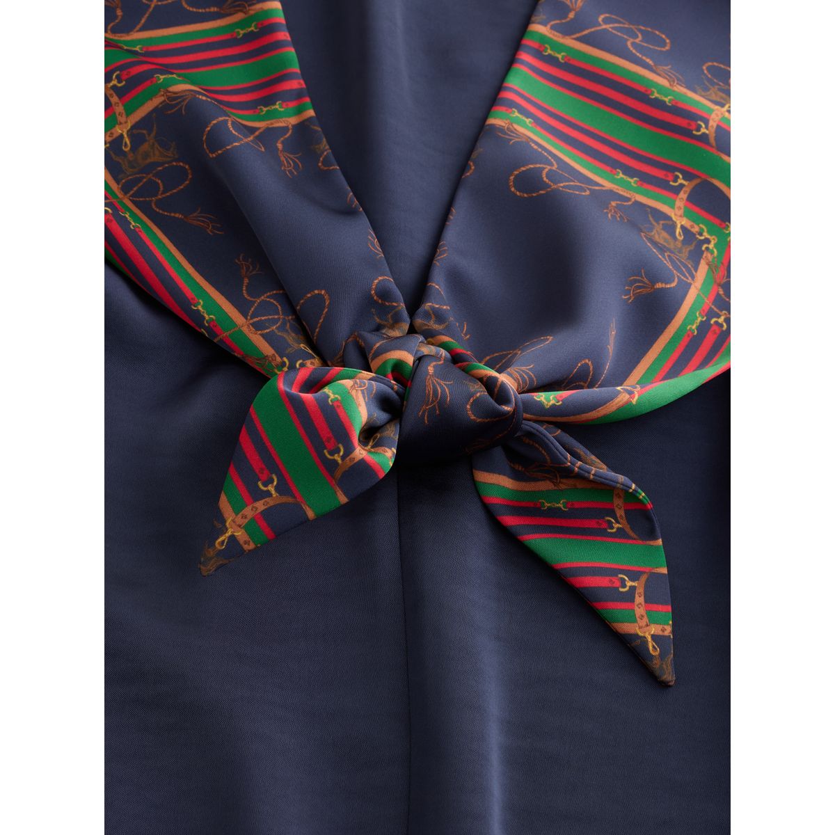 Haut sans manches avec foulard imprimé cheval de la marine, NEXT