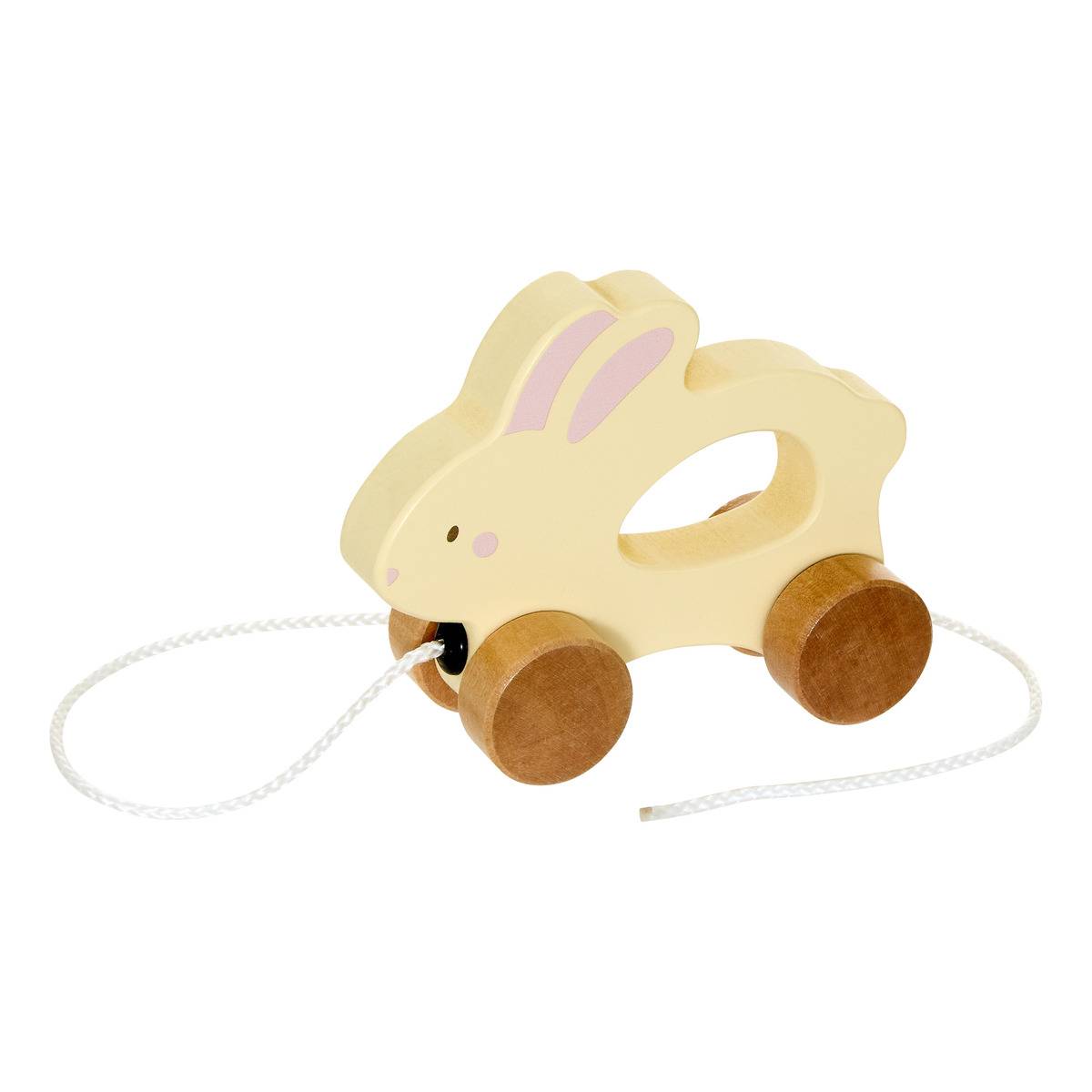 Jouet à tirer en bois Lino 5x13cm marron, ATMOSPHERA FOR KIDS