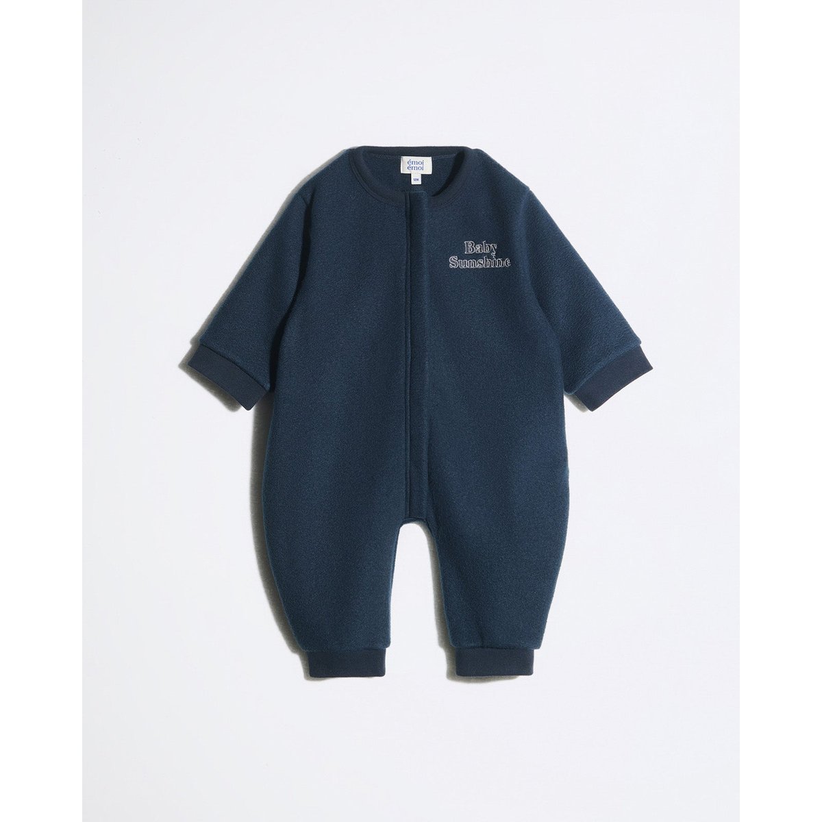 Combinaison Baby sunshine brodé bleu nuit, EMOI EMOI