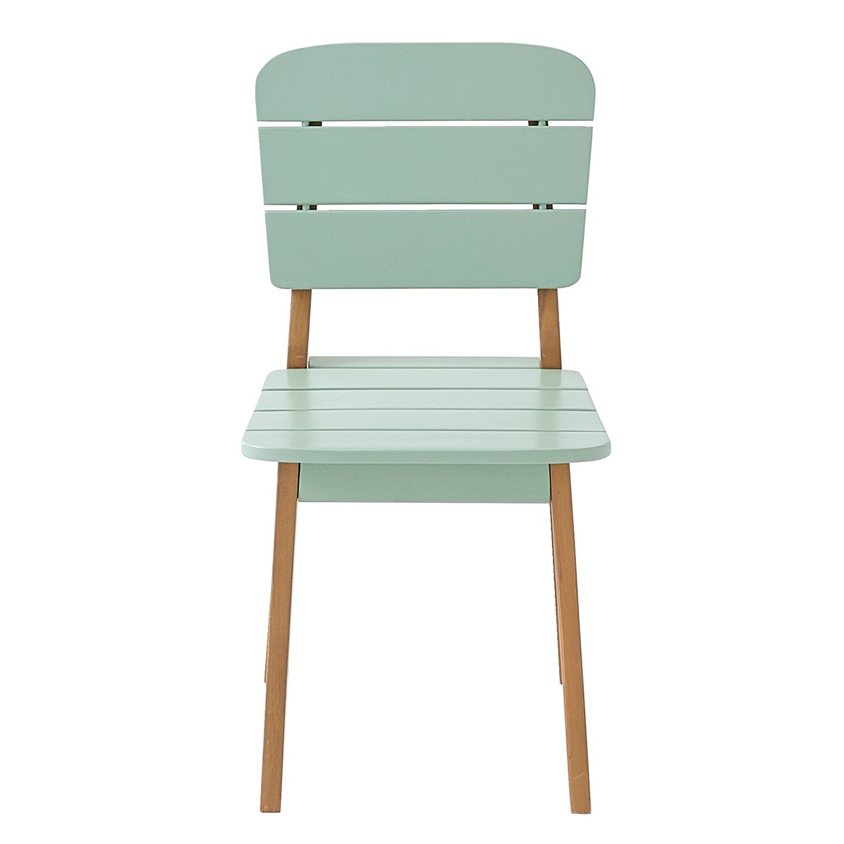Chaise maternelle outdoor/indoor Tropicool sauge, VERTBAUDET