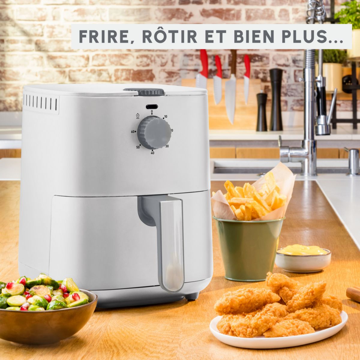 Friteuse sans huile easy fry essential nube EZ130A20 couleur unique, MOULINEX