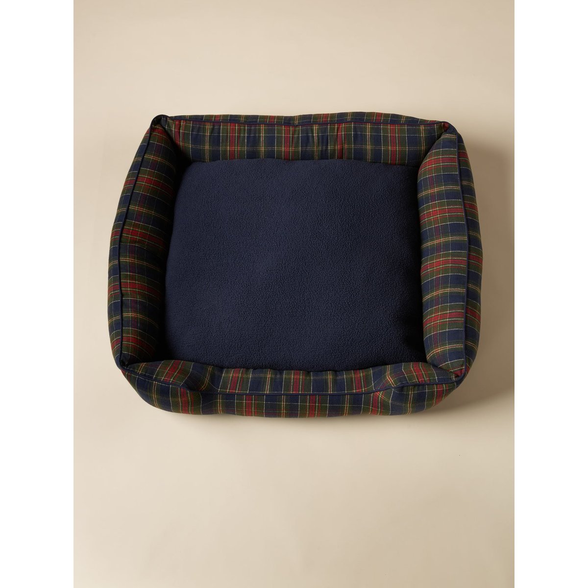 Panier pour chien grande taille - Collection Fine Truffe carreaux ecossais vert, CYRILLUS