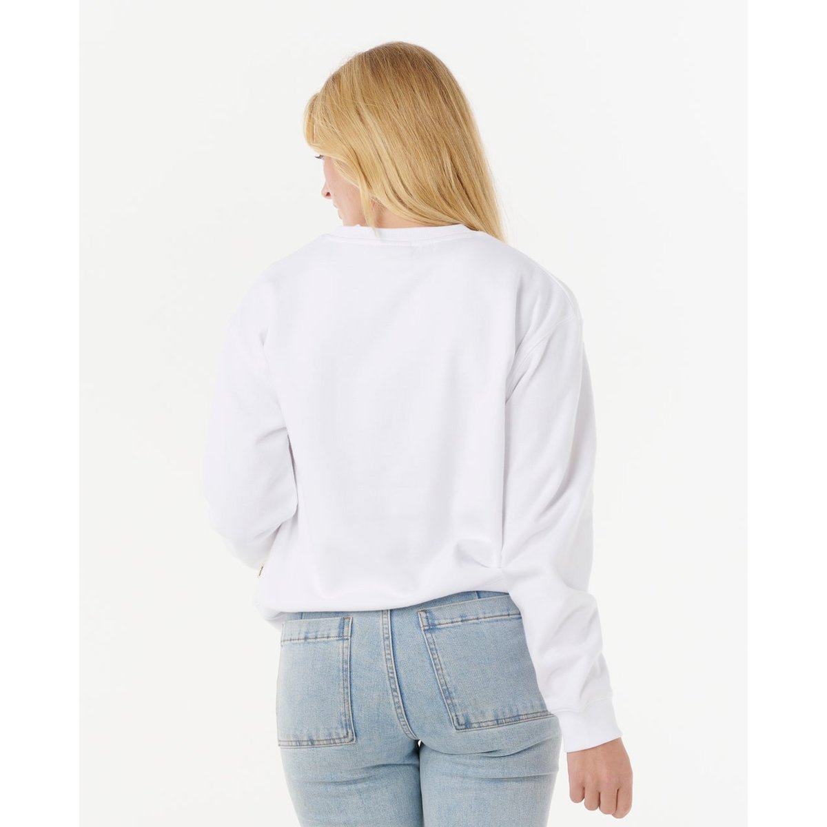 Sweat col rond décontracté KEEPSAKES blanc, RIP CURL