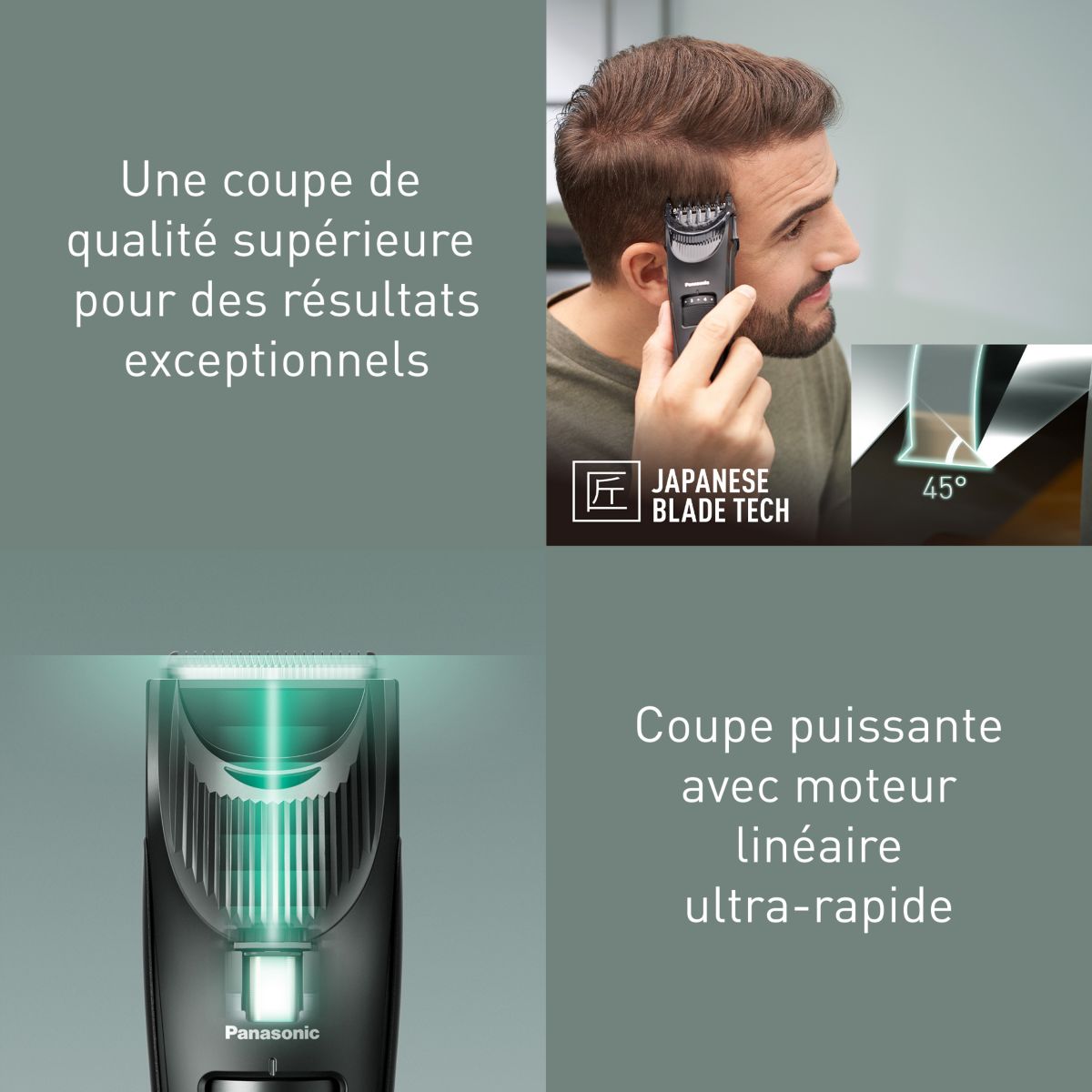 Tondeuse cheveux ER-SC40-K803 noir, PANASONIC