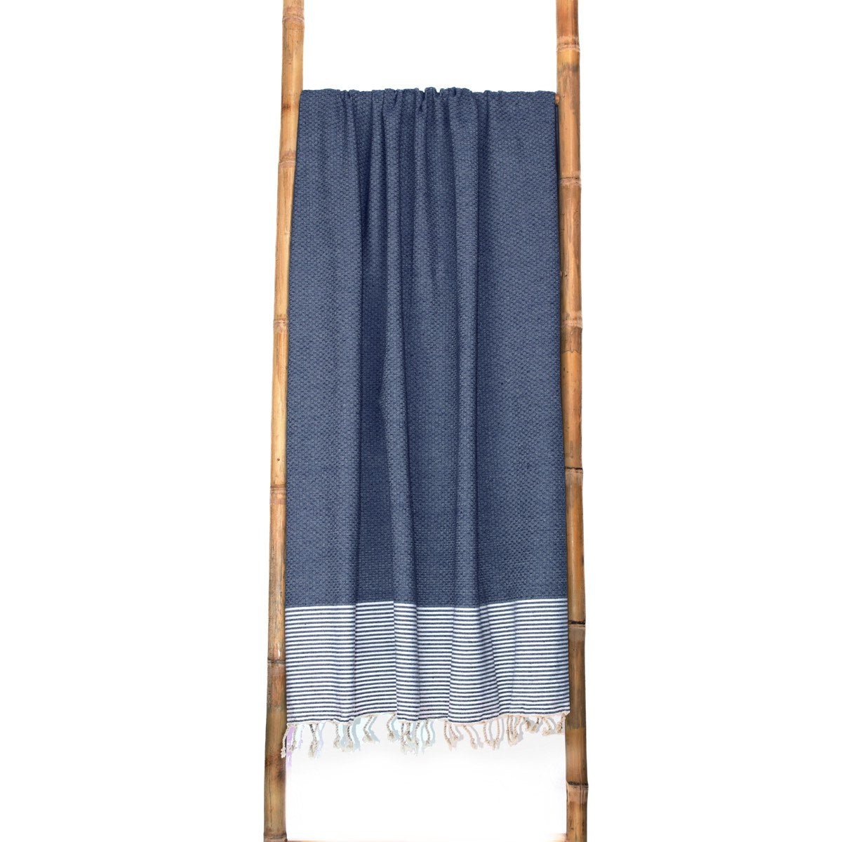 Fouta XXXL coton IBIZA bleu jean, FEBRONIE