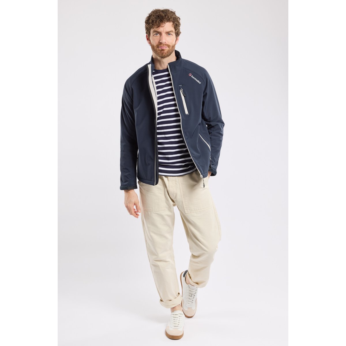 Veste Softshell SEALAND marine, BERMUDES