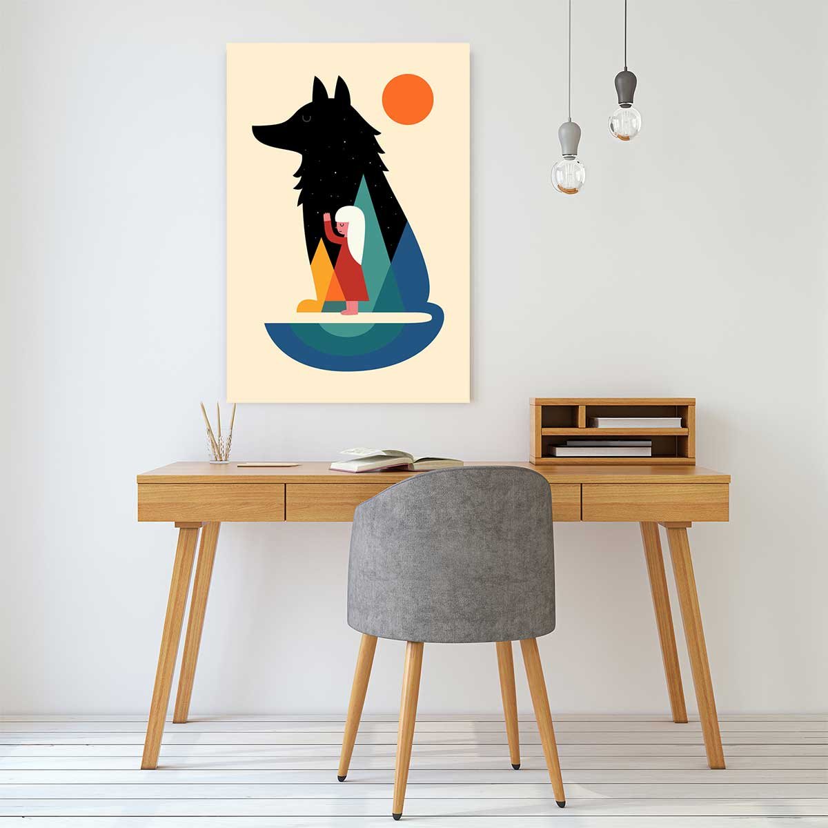 Tableau amis pour la vie toile imprimée, HEXOA