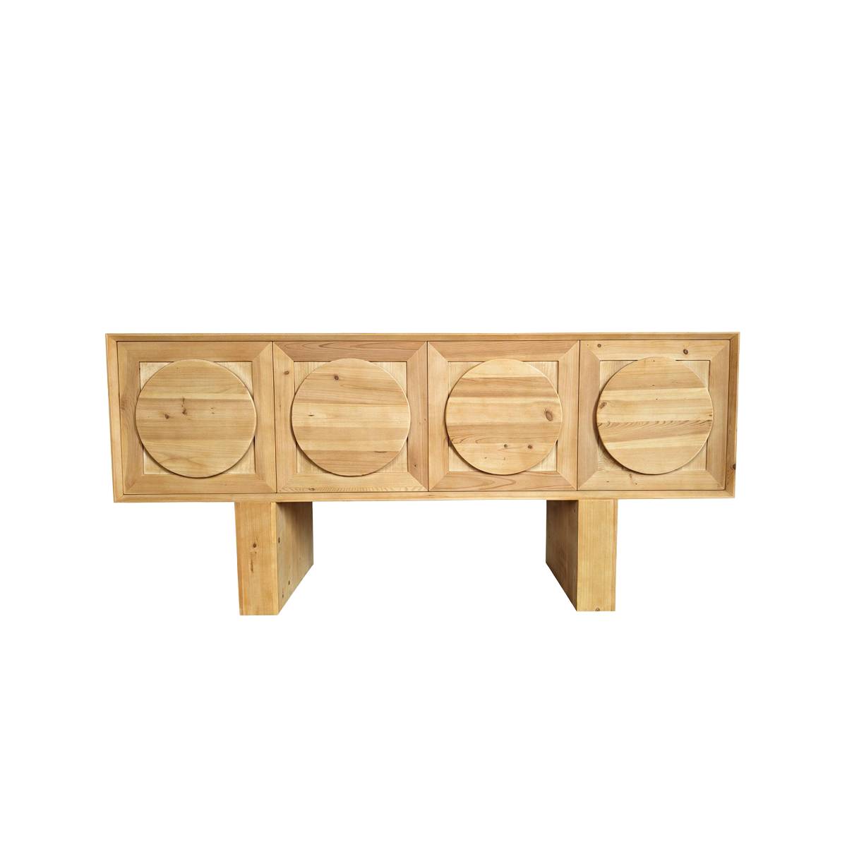 Buffet en bois recyclé SIGRID bois clair, MADE IN MEUBLES