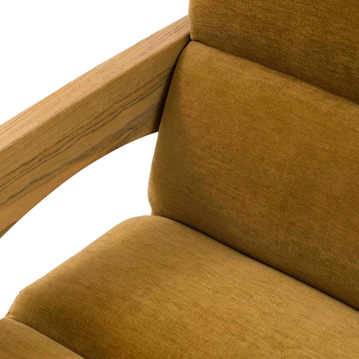 Marzo Velvet Chenille Sculptural 3-Seater Sofa golden, ÉDITÉ