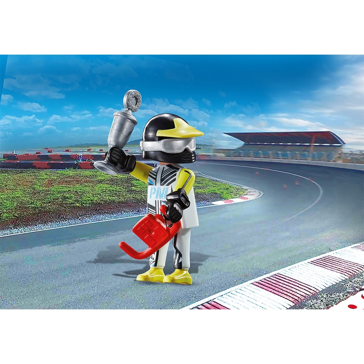 City Life Pilote de course multicolore, PLAYMOBIL