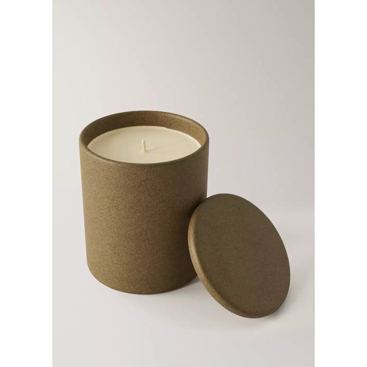 Bougie parfumée en céramique EVERGREN 220 g marron, MANGO HOME