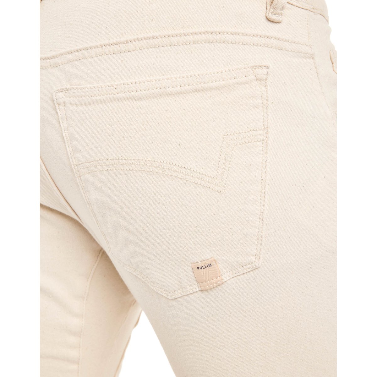 PANTALON TAPERED NATURAL blanc, PULLIN