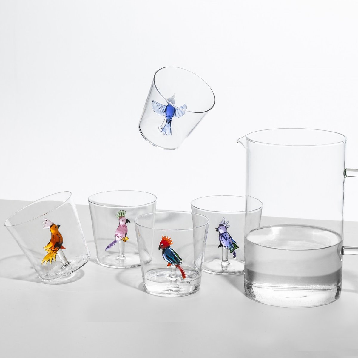 Lot de 6 verres Talking Tree transparent, ICHENDORF