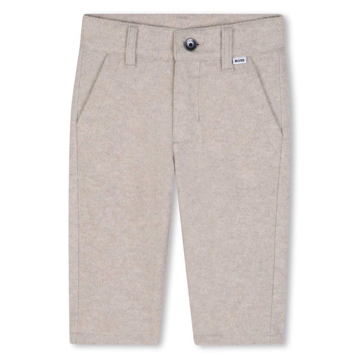 Pantalon siglé ecru chine, BOSS KIDSWEAR