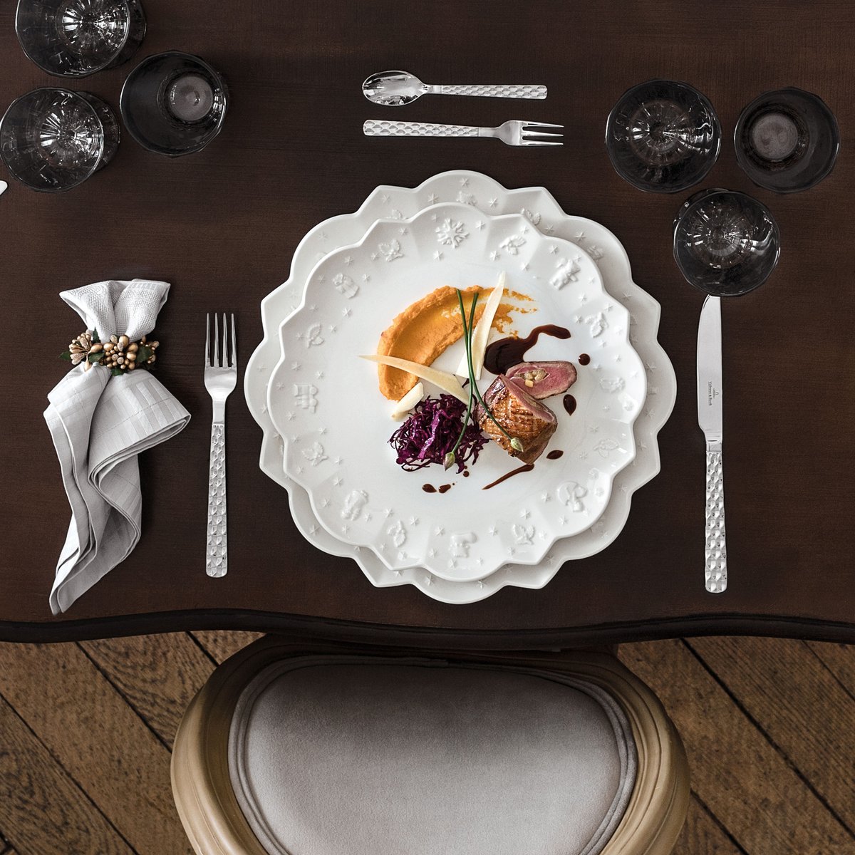 Assiette De Présentation TOY'S DELIGHT ROYAL CLASSIC blanc, VILLEROY & BOCH