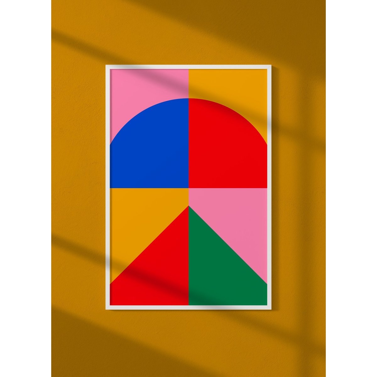 Affiche Bauhaus 3 blanc, L'AFFICHERIE