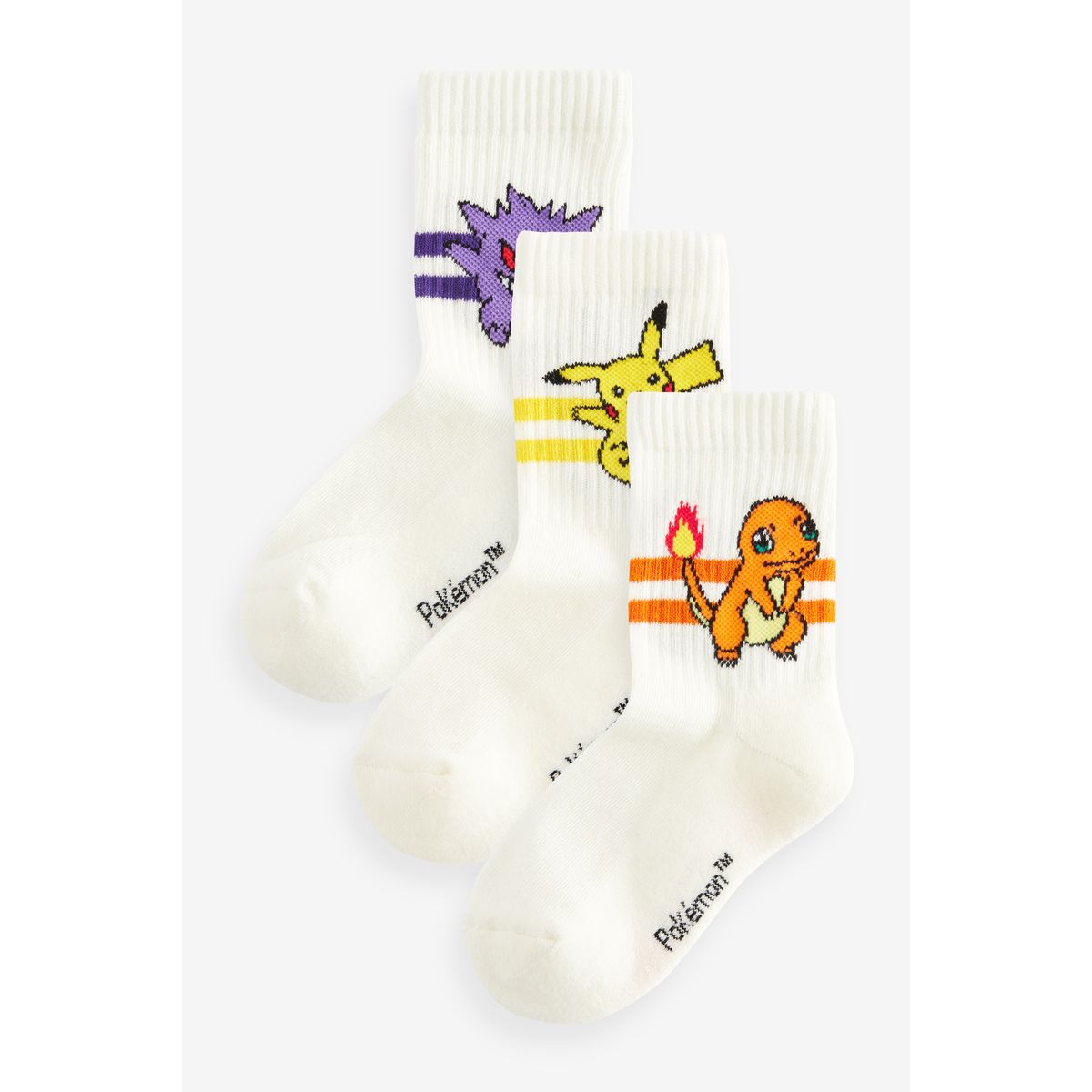Chaussettes pokemon, lot de 3 blanc, NEXT