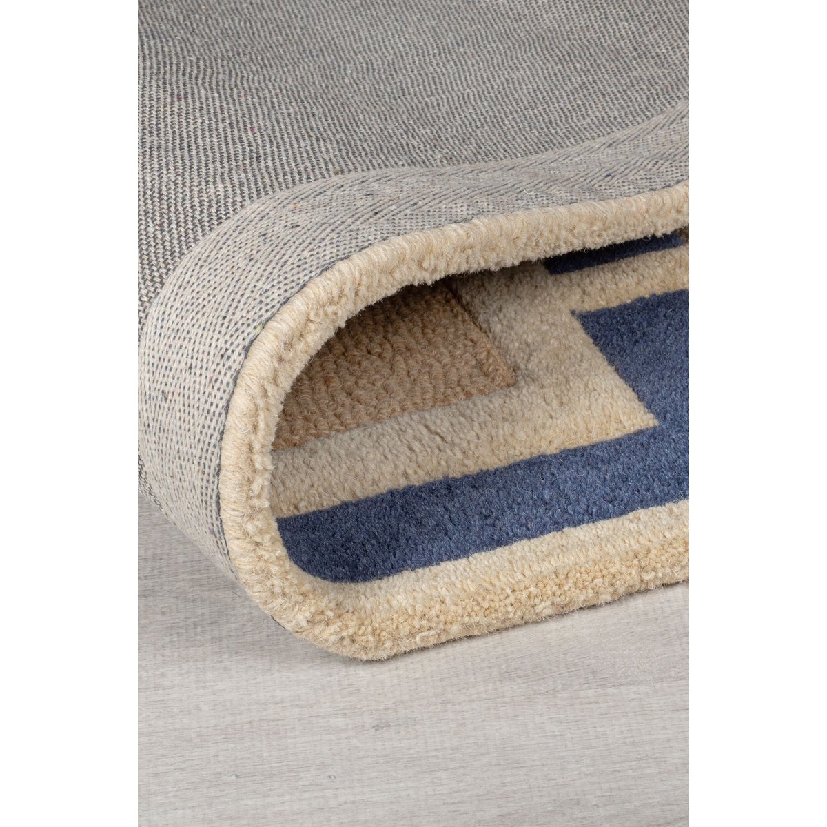 Tapis en laine de couloir BLOCKS RETRO multicolore, FLAIR RUGS