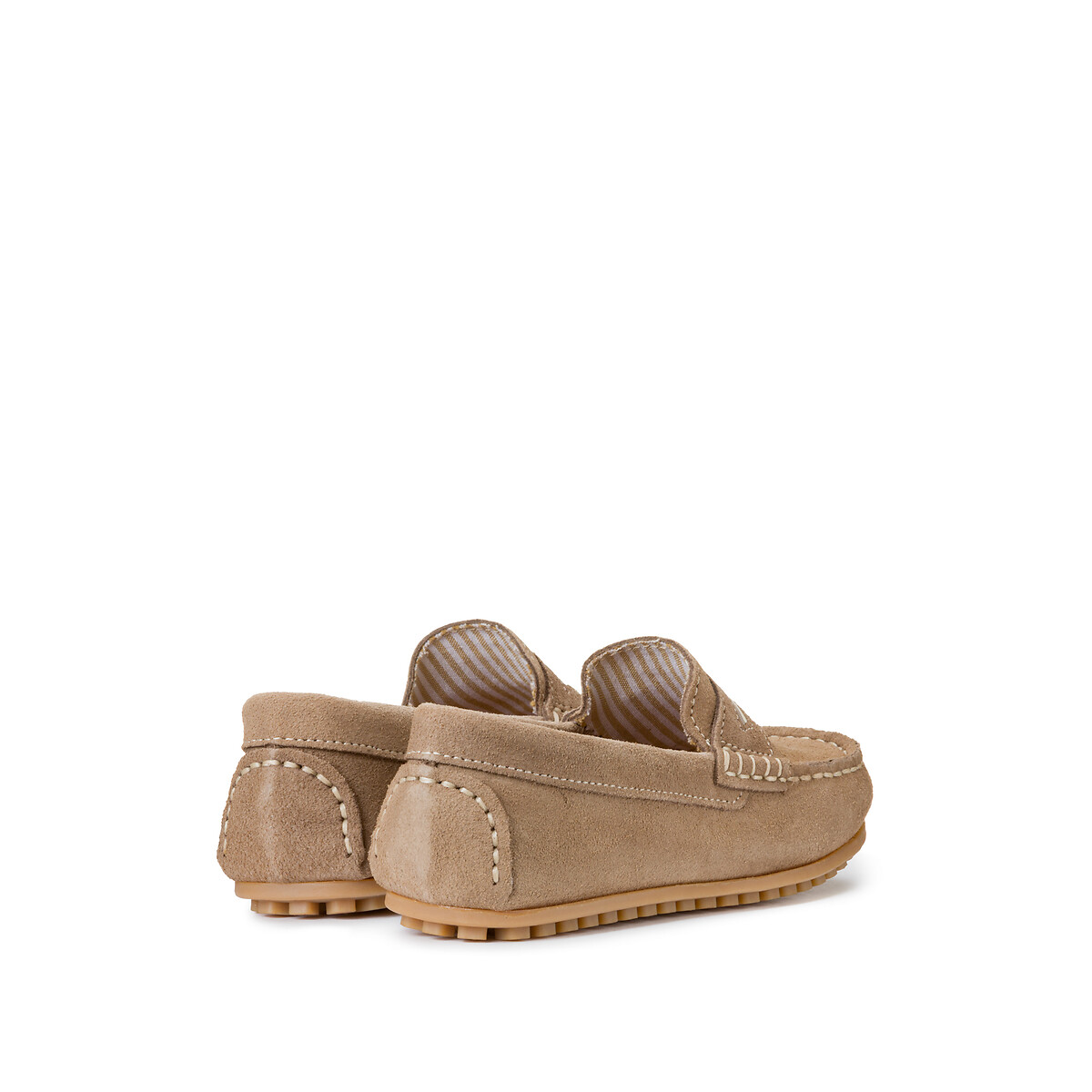 Kids Leather Loafers beige, LA REDOUTE COLLECTIONS