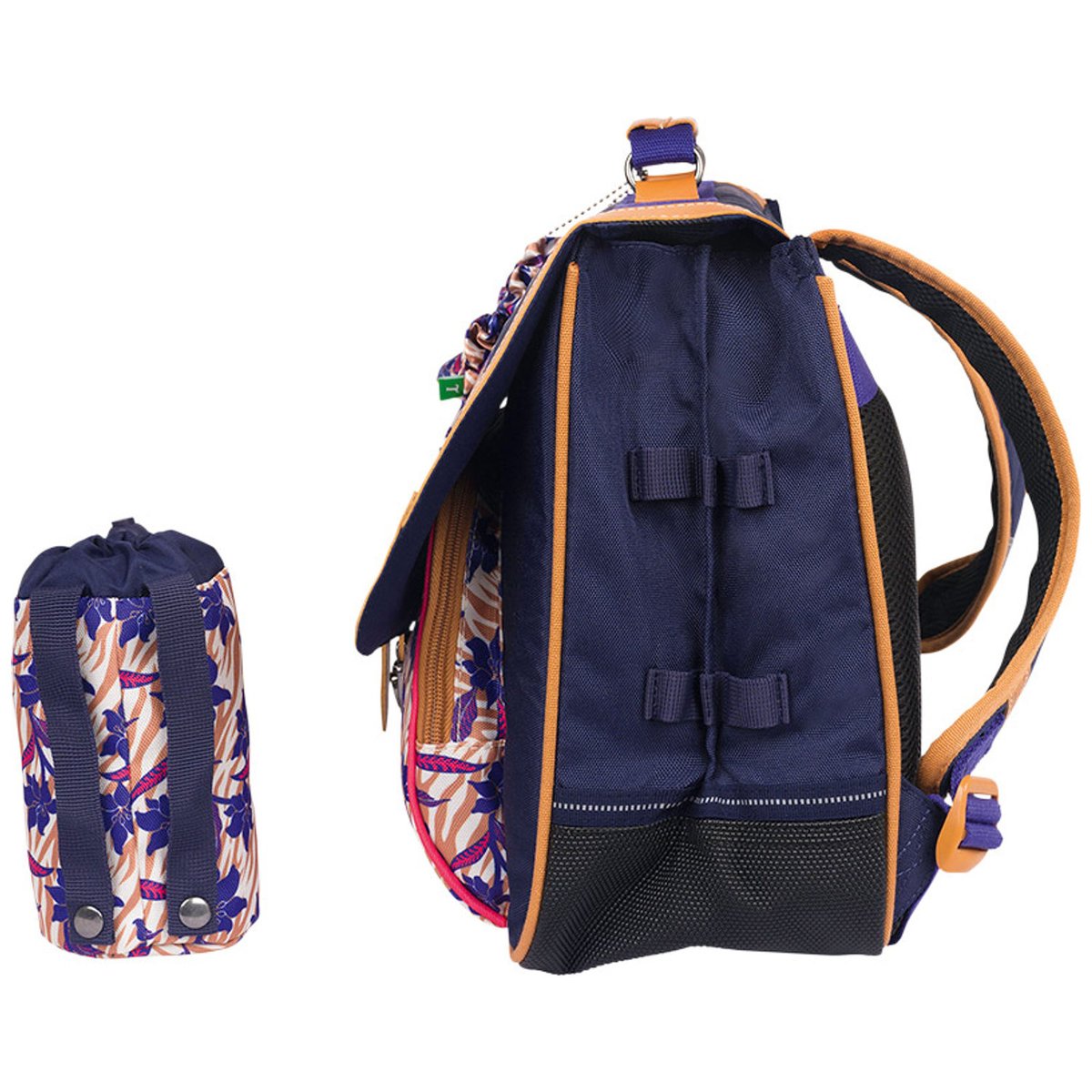 Cartable violet, rose, orange, TANN'S