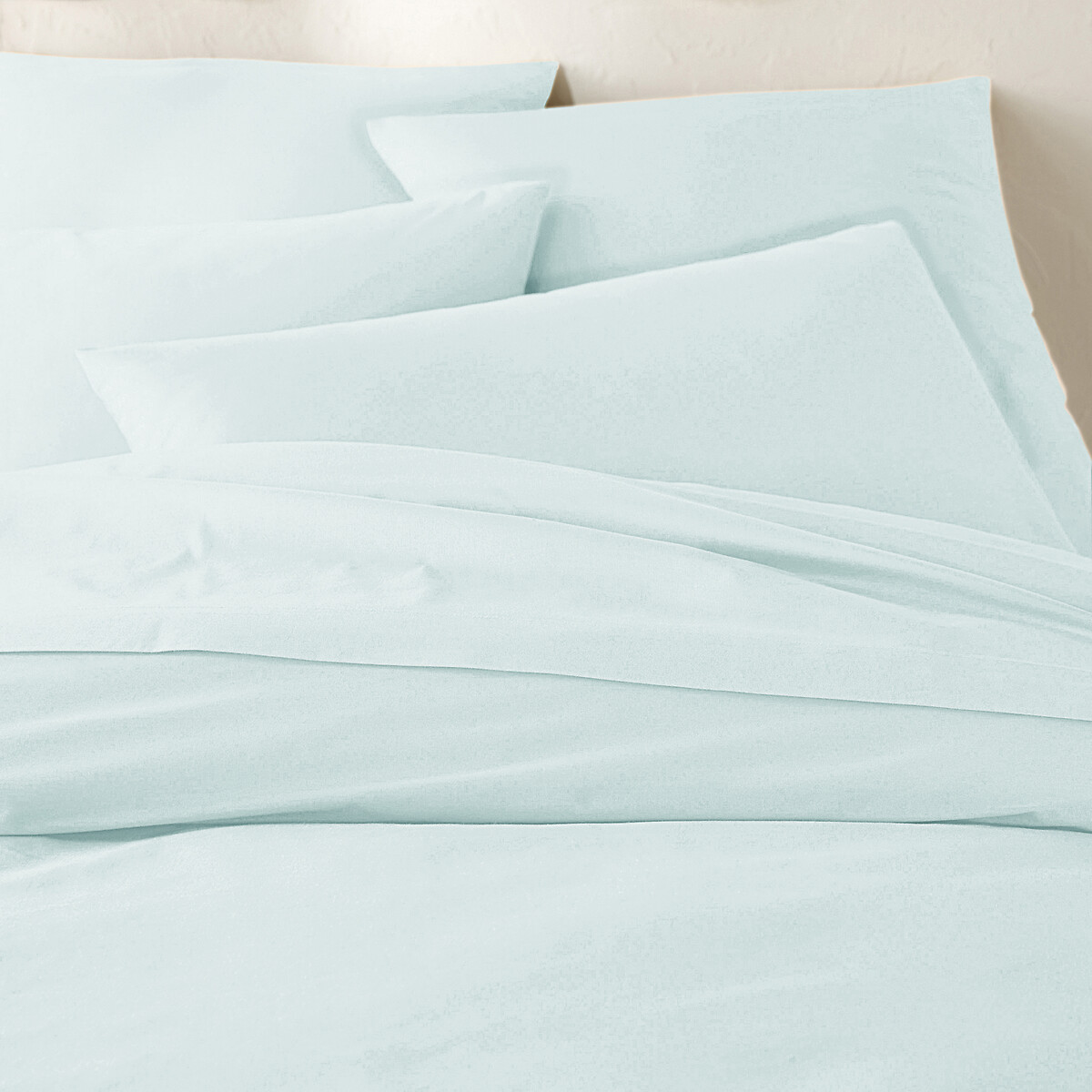 Copripiumino in cotone blu celadon, LA REDOUTE INTERIEURS