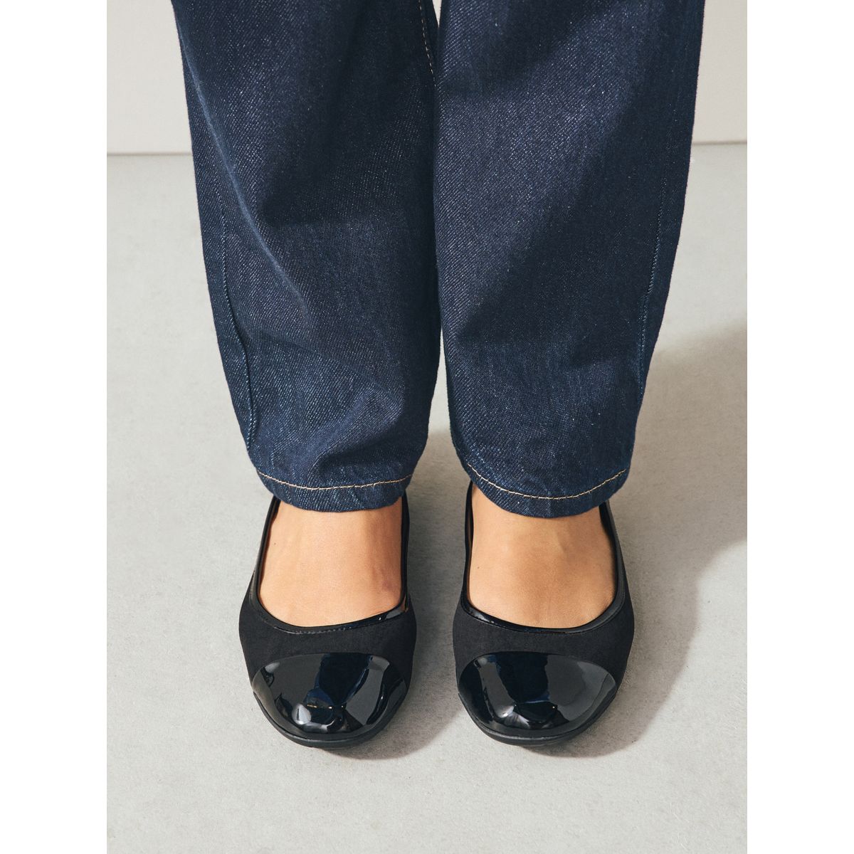 Ballerines à bout renforcé forever comfort® noir, NEXT