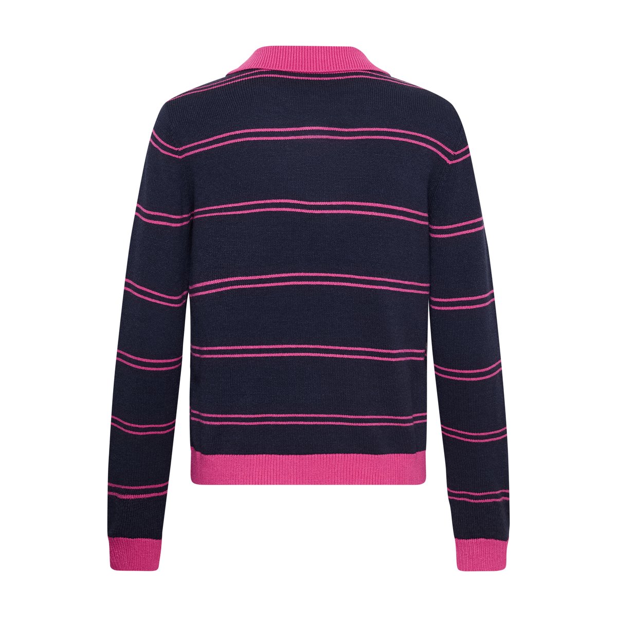 Pullover tricoté bleu rose dress blues/phlox pink stripe, CULTURE