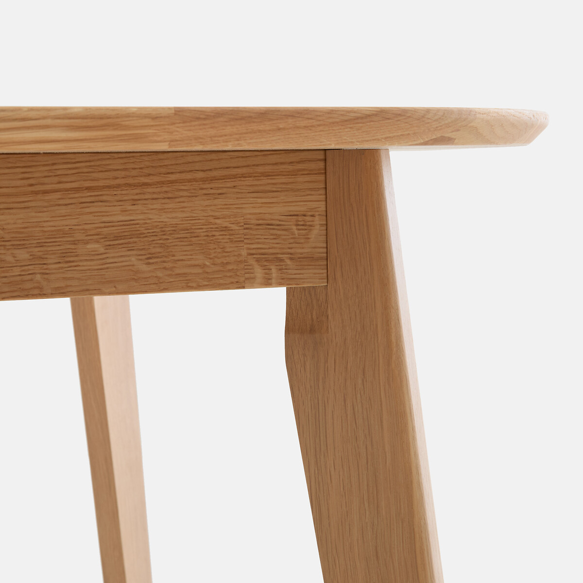 Dalmar Solid Oak 4 Seater Rectangular Dining Table oak, LA REDOUTE INTERIEURS