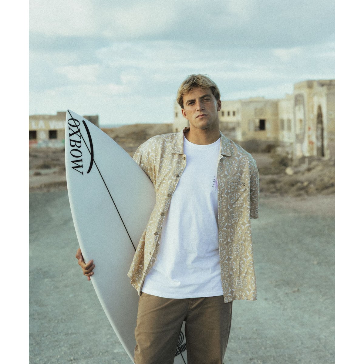 Chemise manches courtes DARTS tan, OXBOW